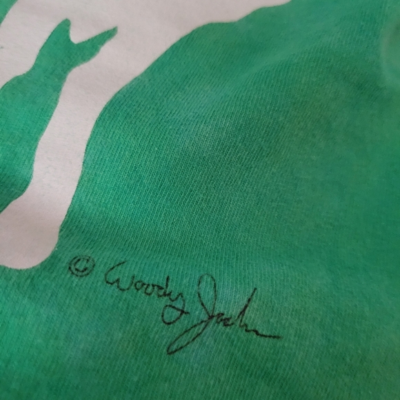 BEN & JERRY'S ICE CREAM ALL OVER PRINT  vintage t-shirt COWS EUPHORIA Wood Small - Picture 4 of 5